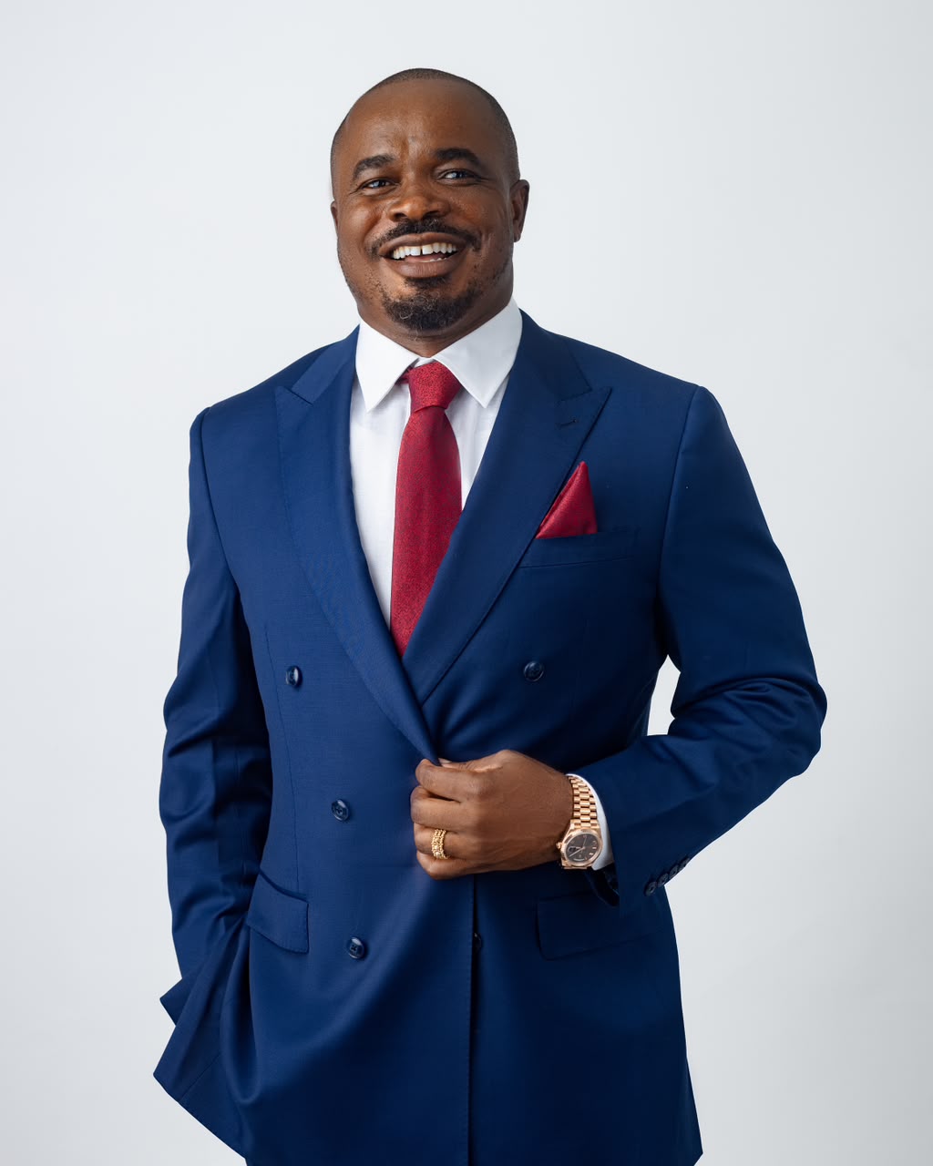 John Ifere, PDP Senate candidate for Cross River Central, in a navy suit